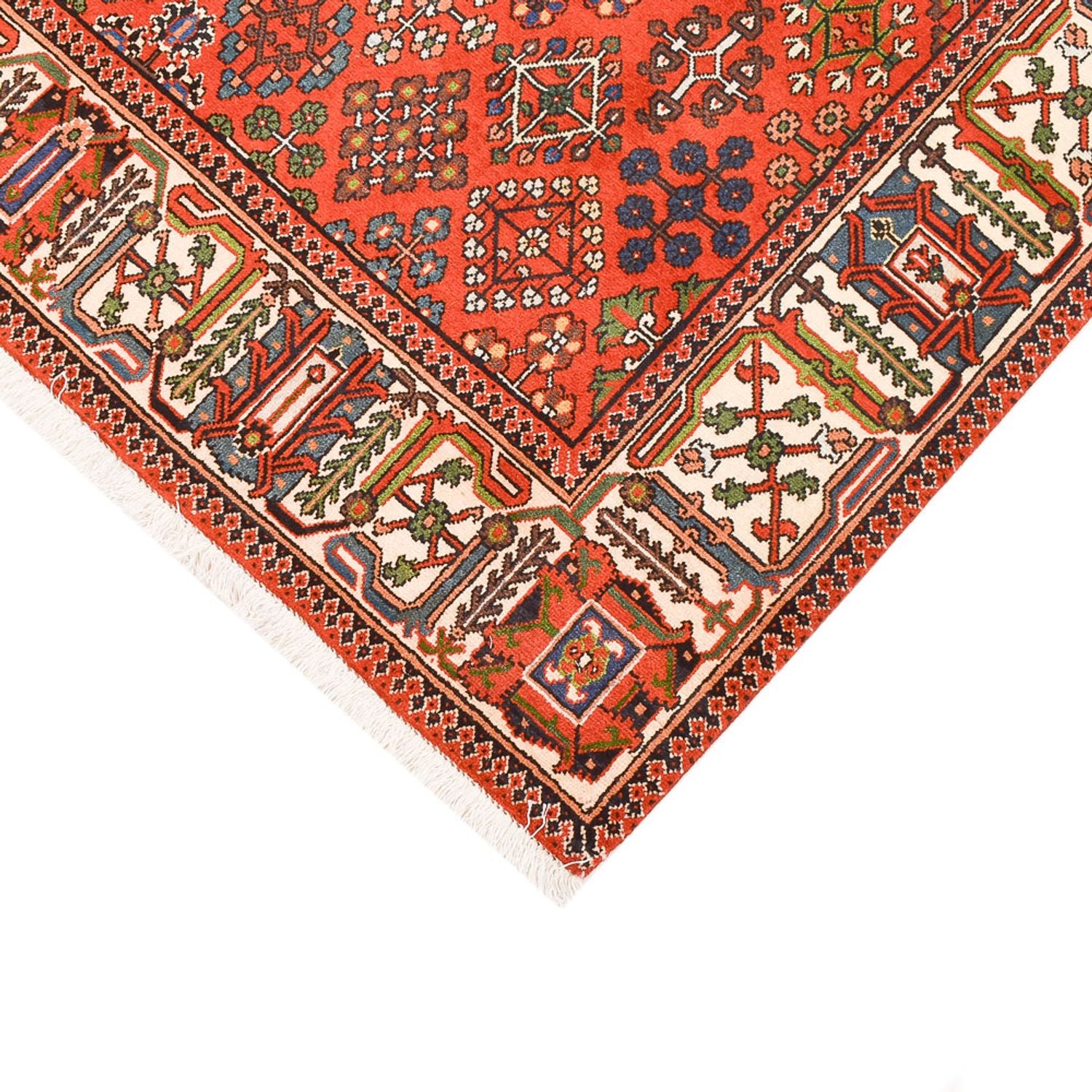 Perserteppich - Nomadic - 218 x 135 cm - hellrot