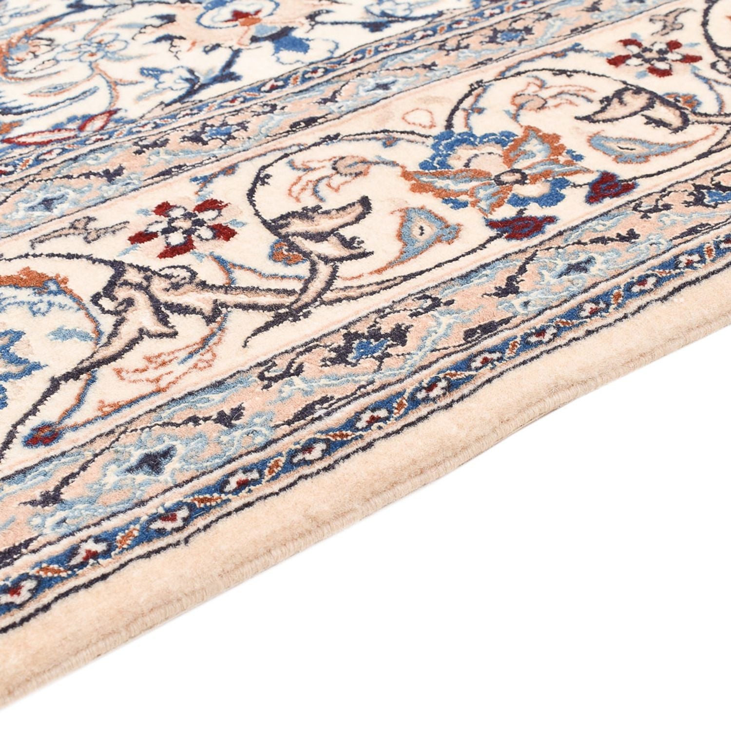 Perserteppich - Nain - Premium - 208 x 124 cm - hellbeige