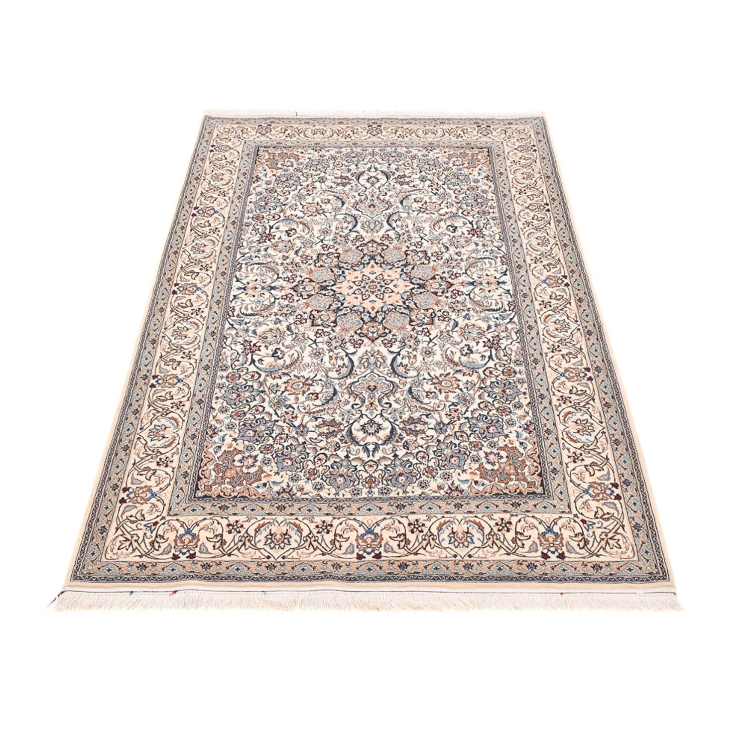 Perserteppich - Nain - Premium - 208 x 124 cm - hellbeige