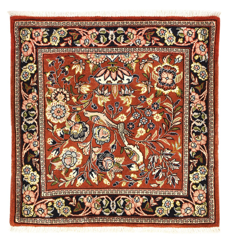 Perserteppich - Ghom quadratisch  - 74 x 73 cm - mehrfarbig