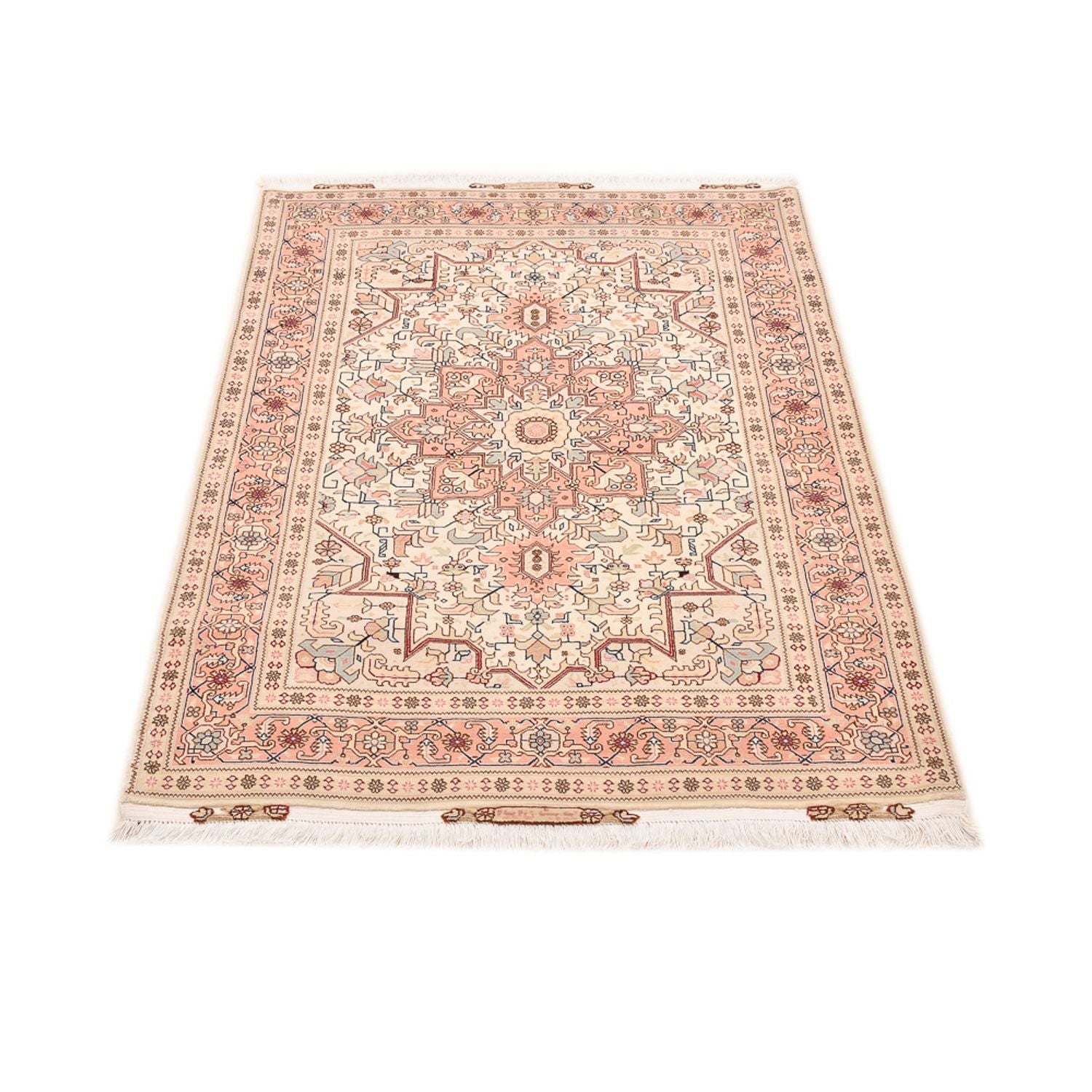Perserteppich - Täbriz - Royal - 151 x 106 cm - hellbeige