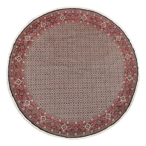 Perserteppich - Bidjar rund  - 300 x 300 cm - hellrot