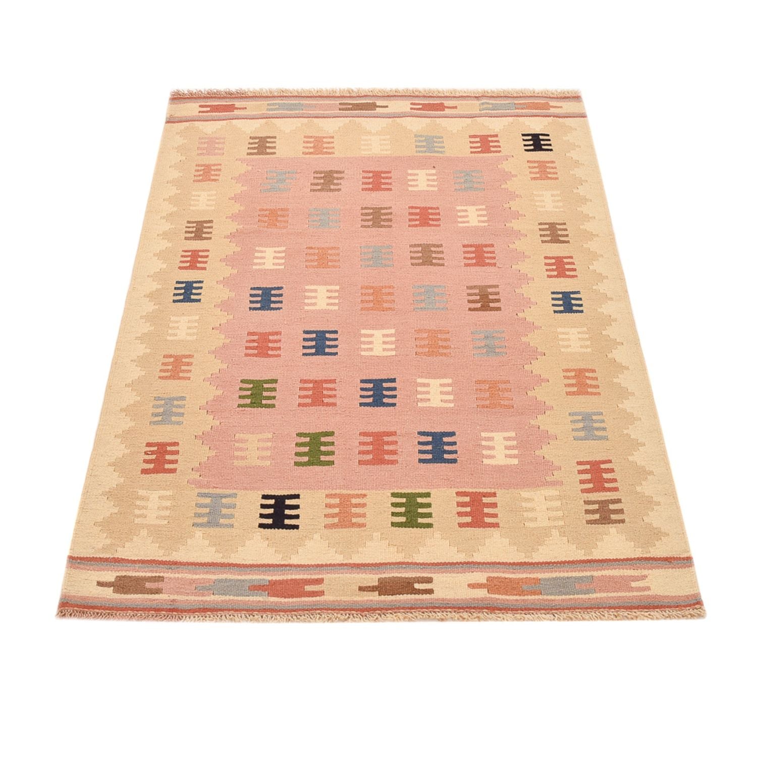 Kelim Teppich - Oriental - 150 x 94 cm - mehrfarbig