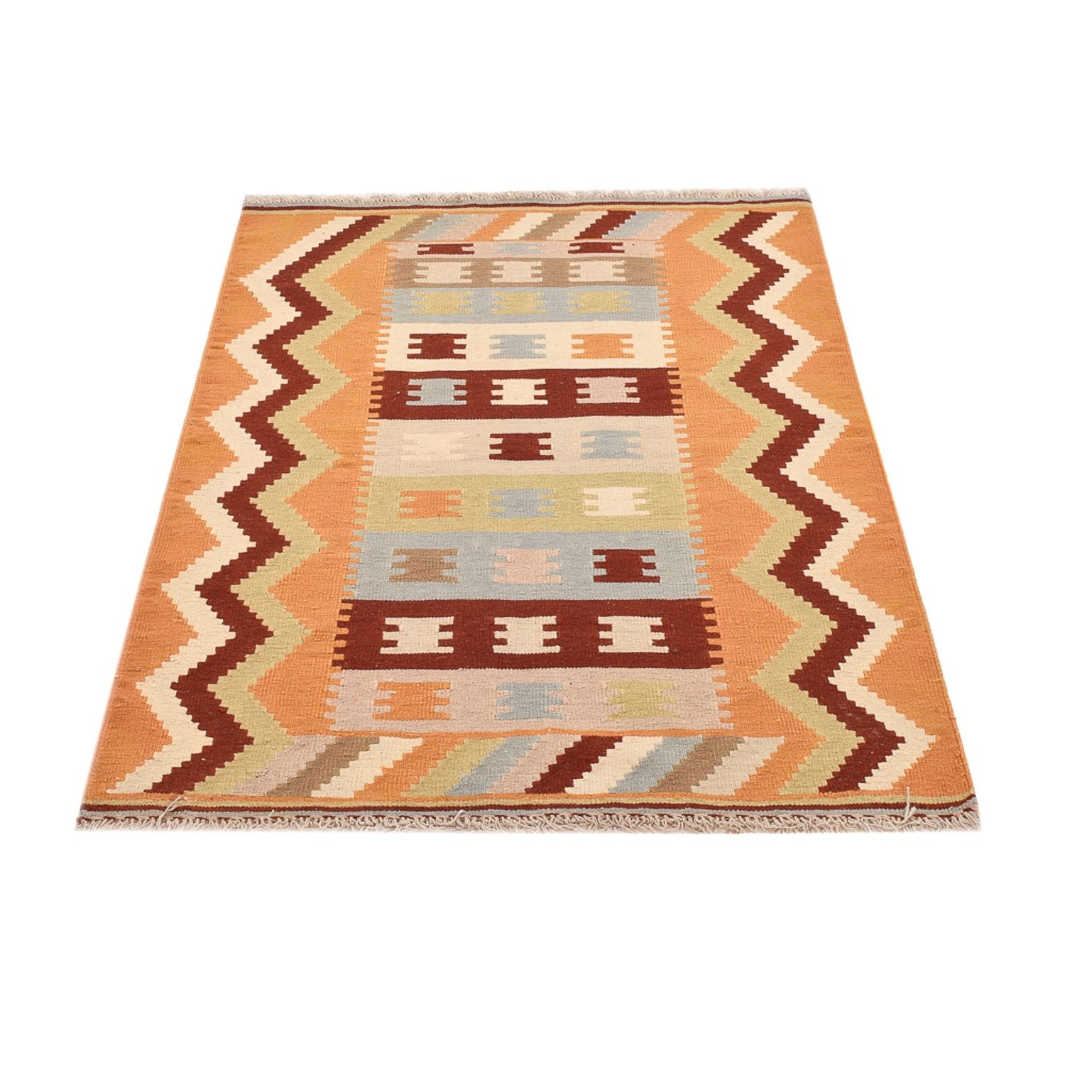 Kelim Teppich - Oriental - 147 x 106 cm - mehrfarbig