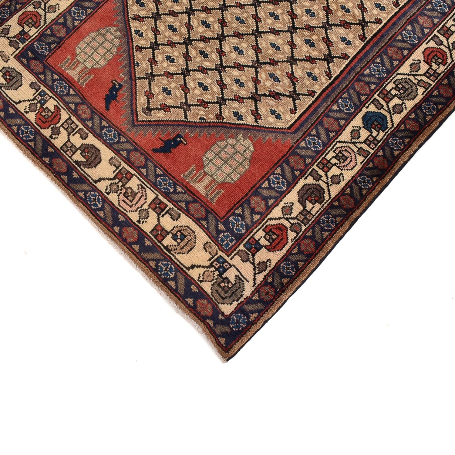 Läufer Perser - Nomadic - 383 x 100 cm - sand