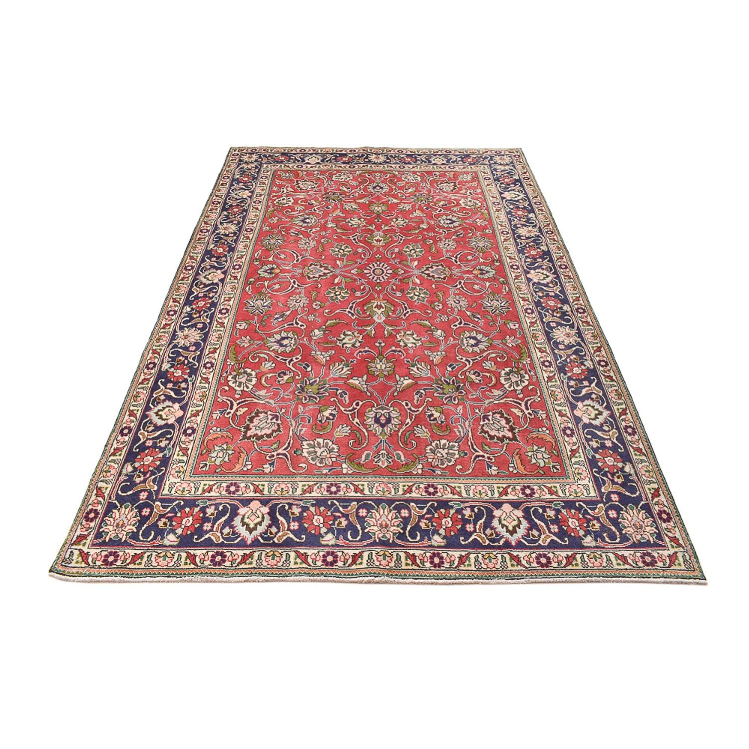 Perserteppich - Täbriz - 296 x 193 cm - rot