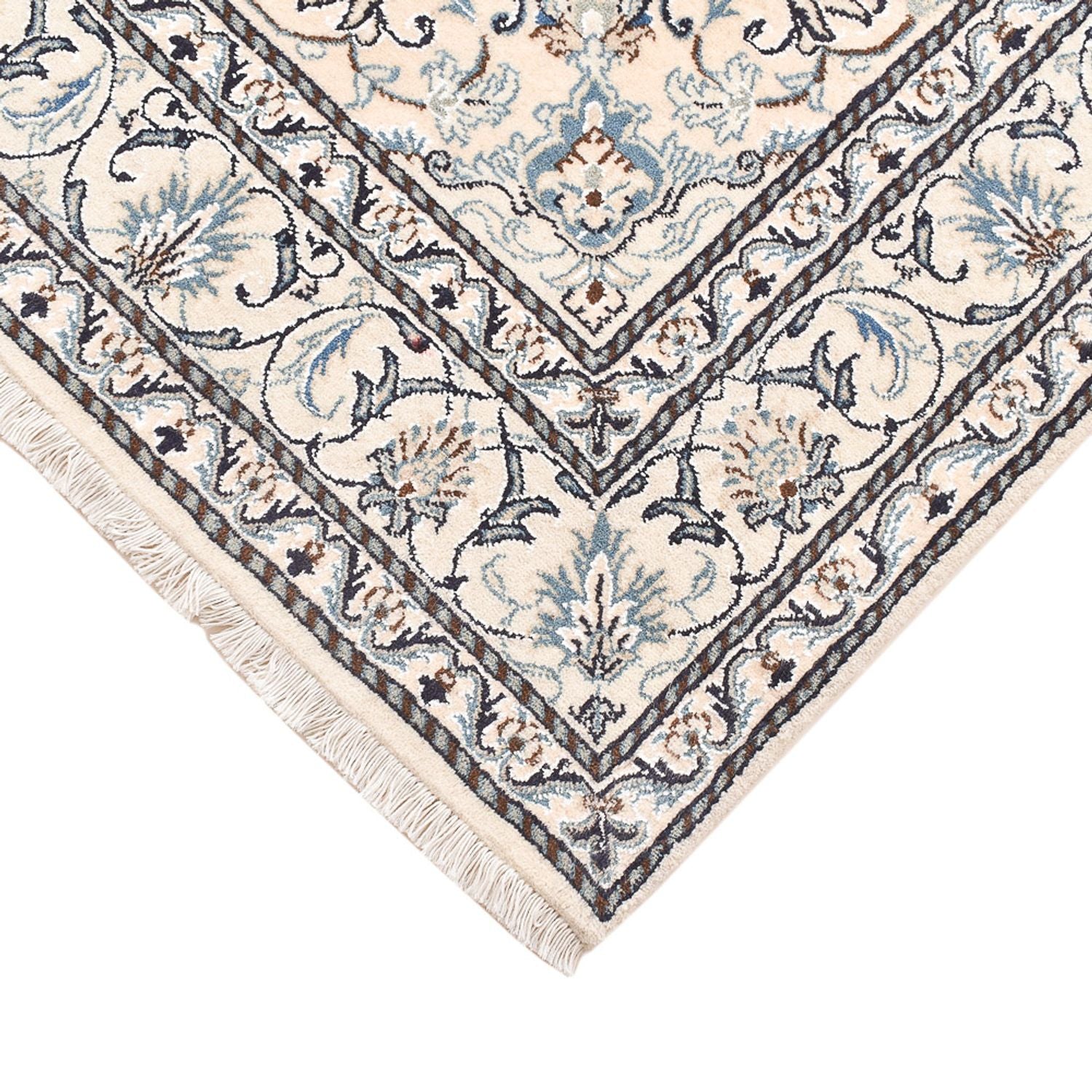 Perserteppich - Nain - 202 x 150 cm - hellbeige