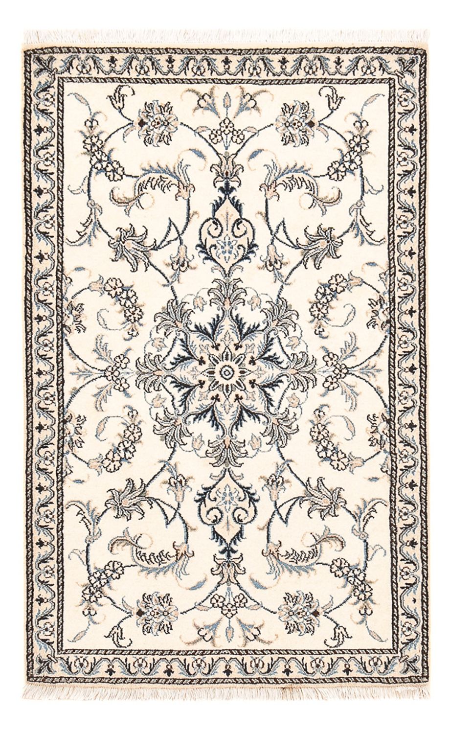 Perserteppich - Nain - 146 x 88 cm - hellbeige