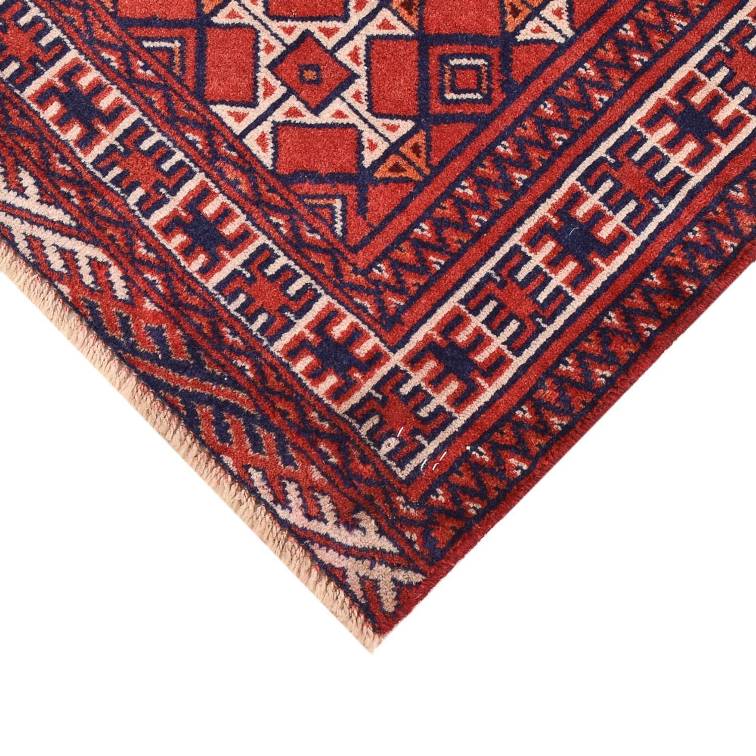 Perserteppich - Nomadic - 92 x 70 cm - dunkelrot