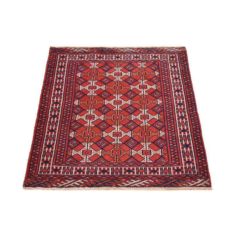 Perserteppich - Nomadic - 92 x 70 cm - dunkelrot