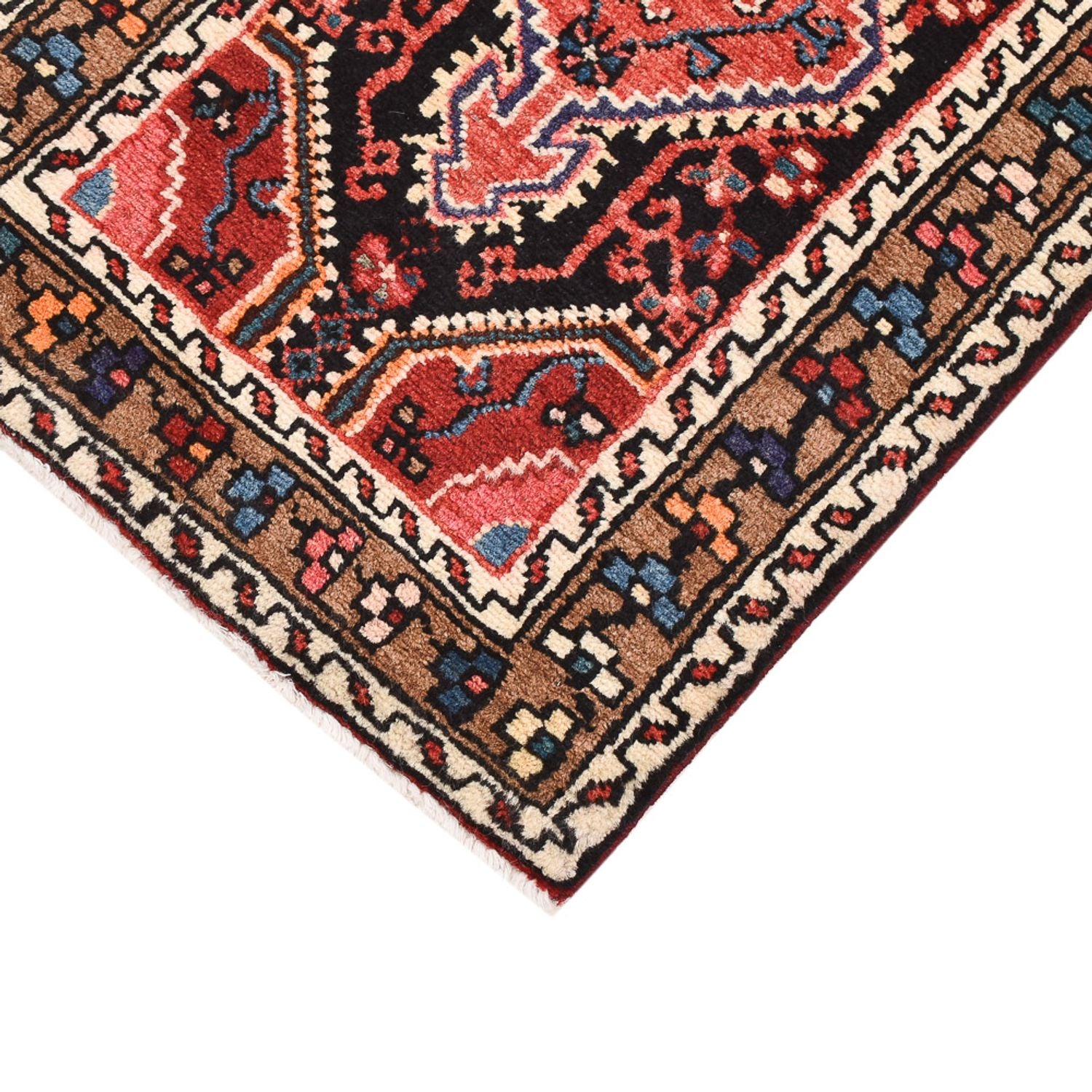 Perserteppich - Nomadic - 83 x 52 cm - hellrot
