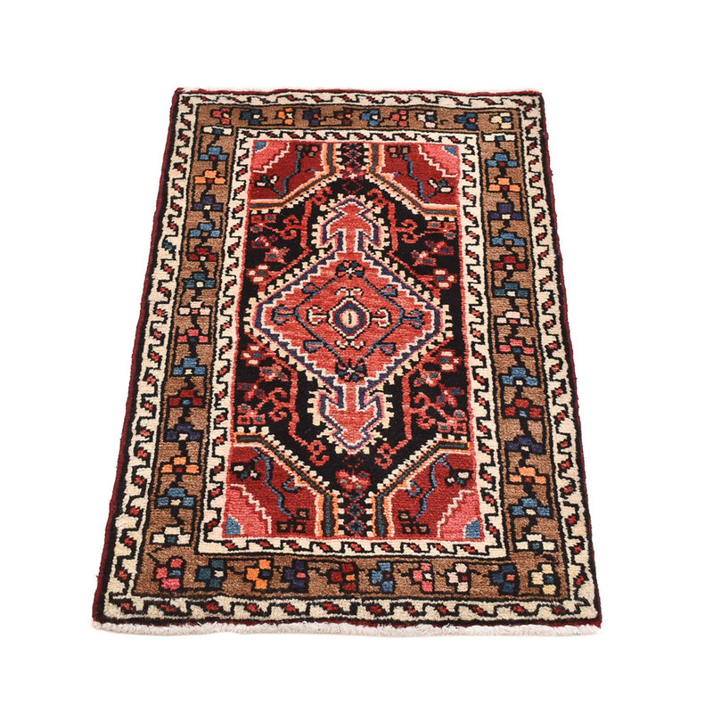 Perserteppich - Nomadic - 83 x 52 cm - hellrot