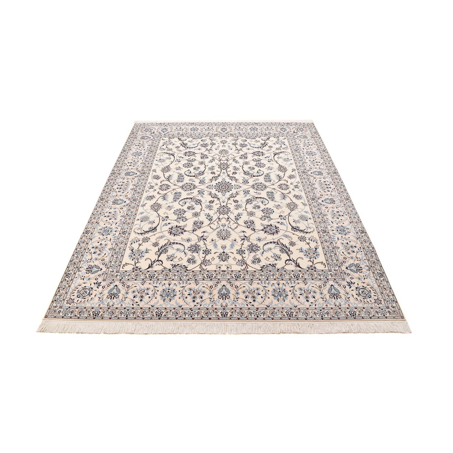 Perserteppich - Nain - Premium - 255 x 210 cm - hellgrau