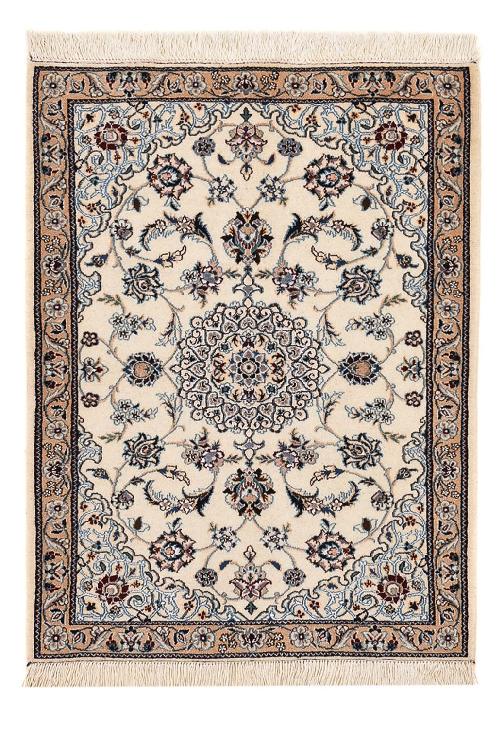Perserteppich - Nain - Royal - 87 x 66 cm - creme