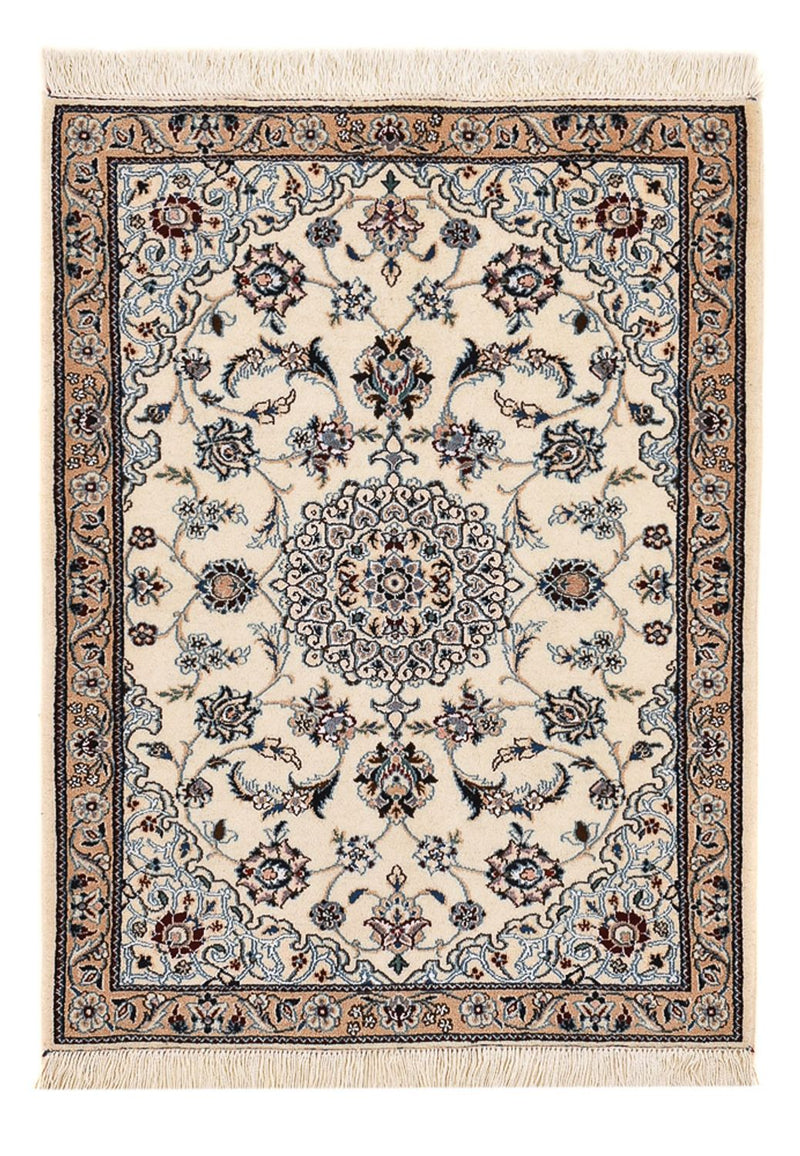 Perserteppich - Nain - Royal - 87 x 66 cm - creme