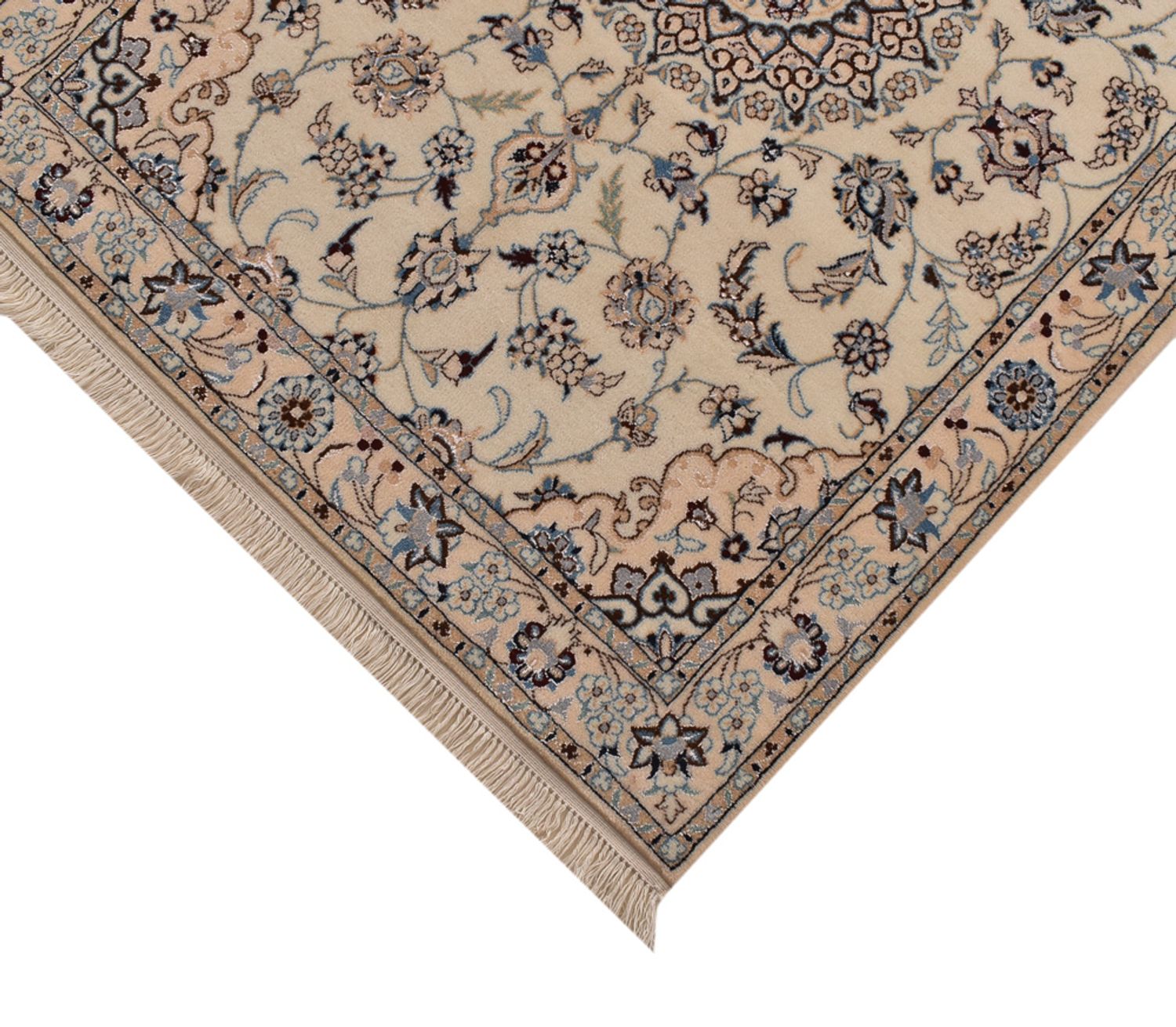 Läufer Perser - Nain - Premium - 403 x 87 cm - beige