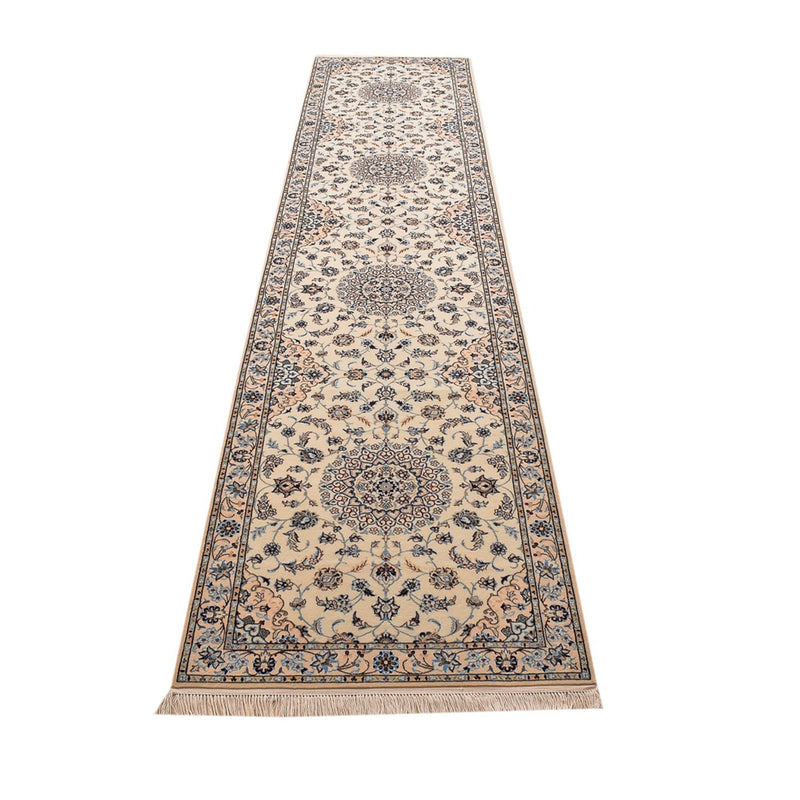 Läufer Perser - Nain - Premium - 397 x 87 cm - beige