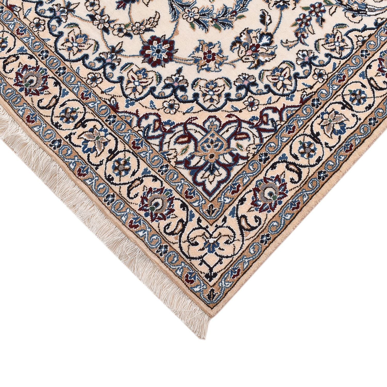Perserteppich - Nain - Royal - 180 x 116 cm - grau