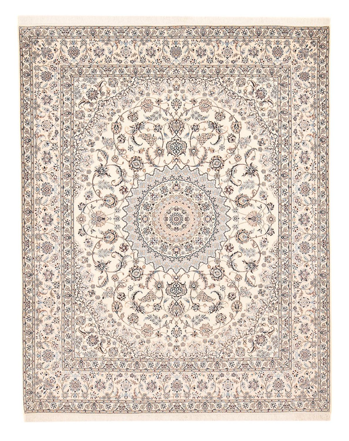 Perserteppich - Nain - Premium - 313 x 251 cm - weiß