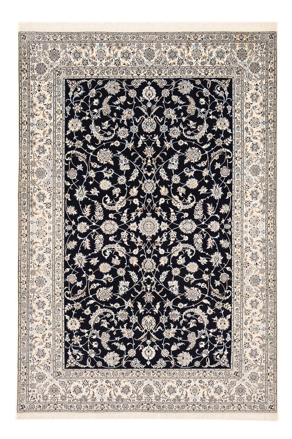 Perserteppich - Nain - Premium - 297 x 209 cm - dunkelblau