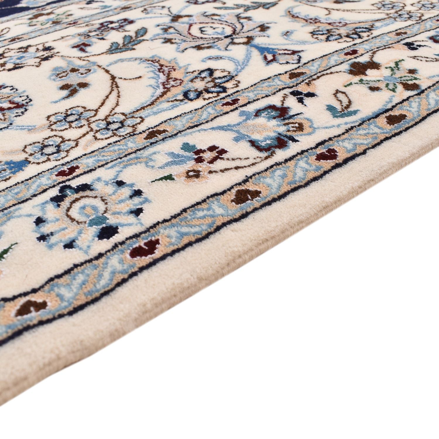 Perserteppich - Nain - Premium - 310 x 210 cm - dunkelblau