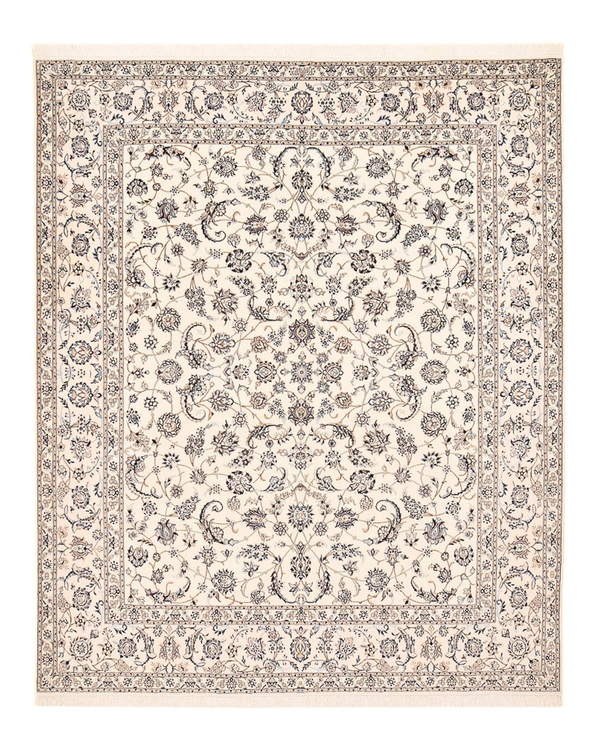 Perserteppich - Nain - Premium - 307 x 255 cm - weiß