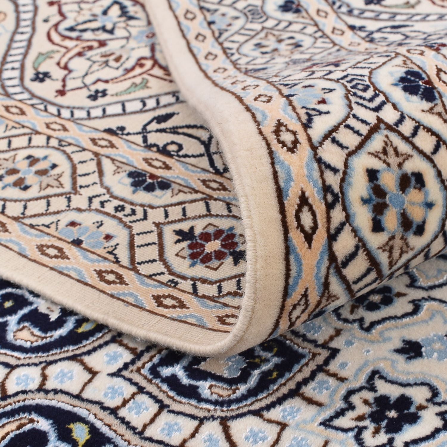 Perserteppich - Nain - Premium - 307 x 262 cm - dunkelgrau
