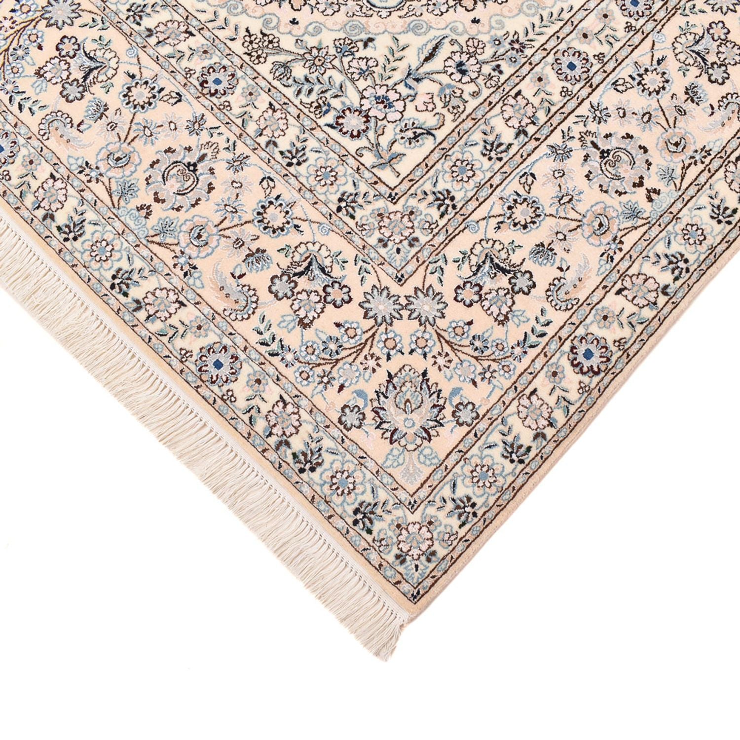 Perserteppich - Nain - Premium - 302 x 210 cm - weiß
