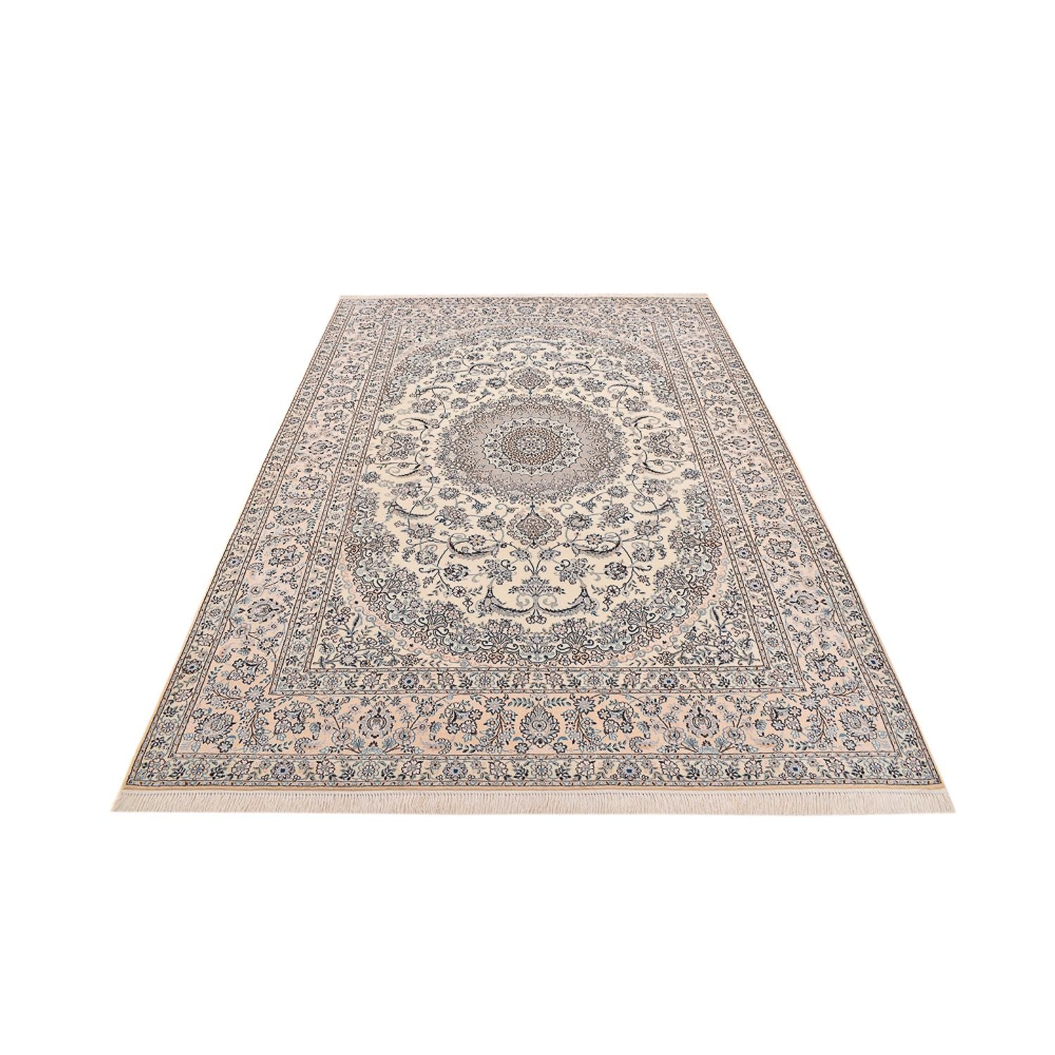 Perserteppich - Nain - Premium - 302 x 210 cm - weiß
