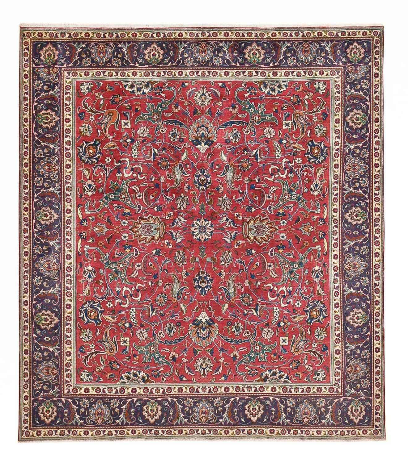 Perserteppich - Täbriz sonderform  - 348 x 307 cm - rot