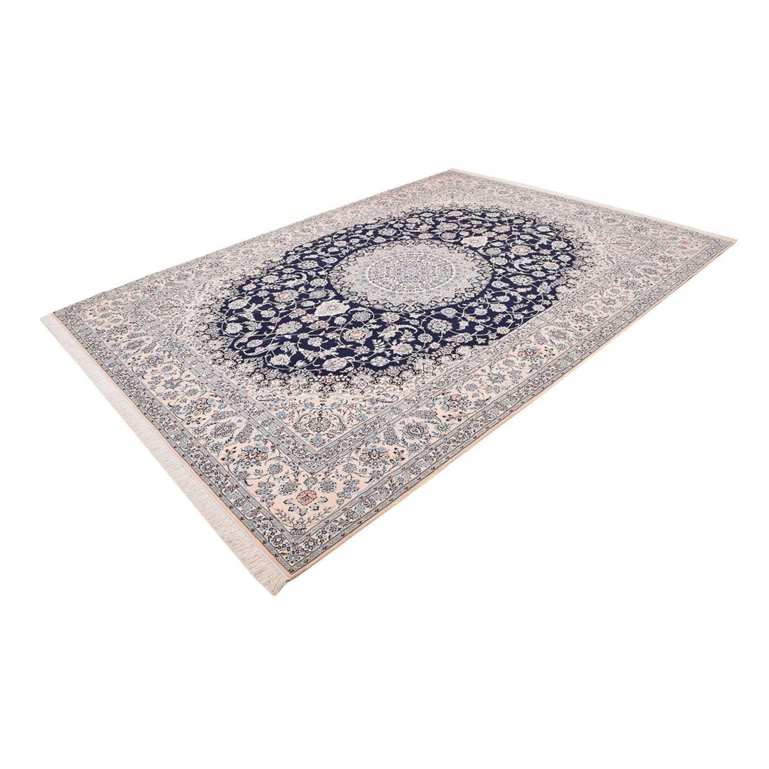 Perserteppich - Nain - Premium - 358 x 259 cm - dunkelblau