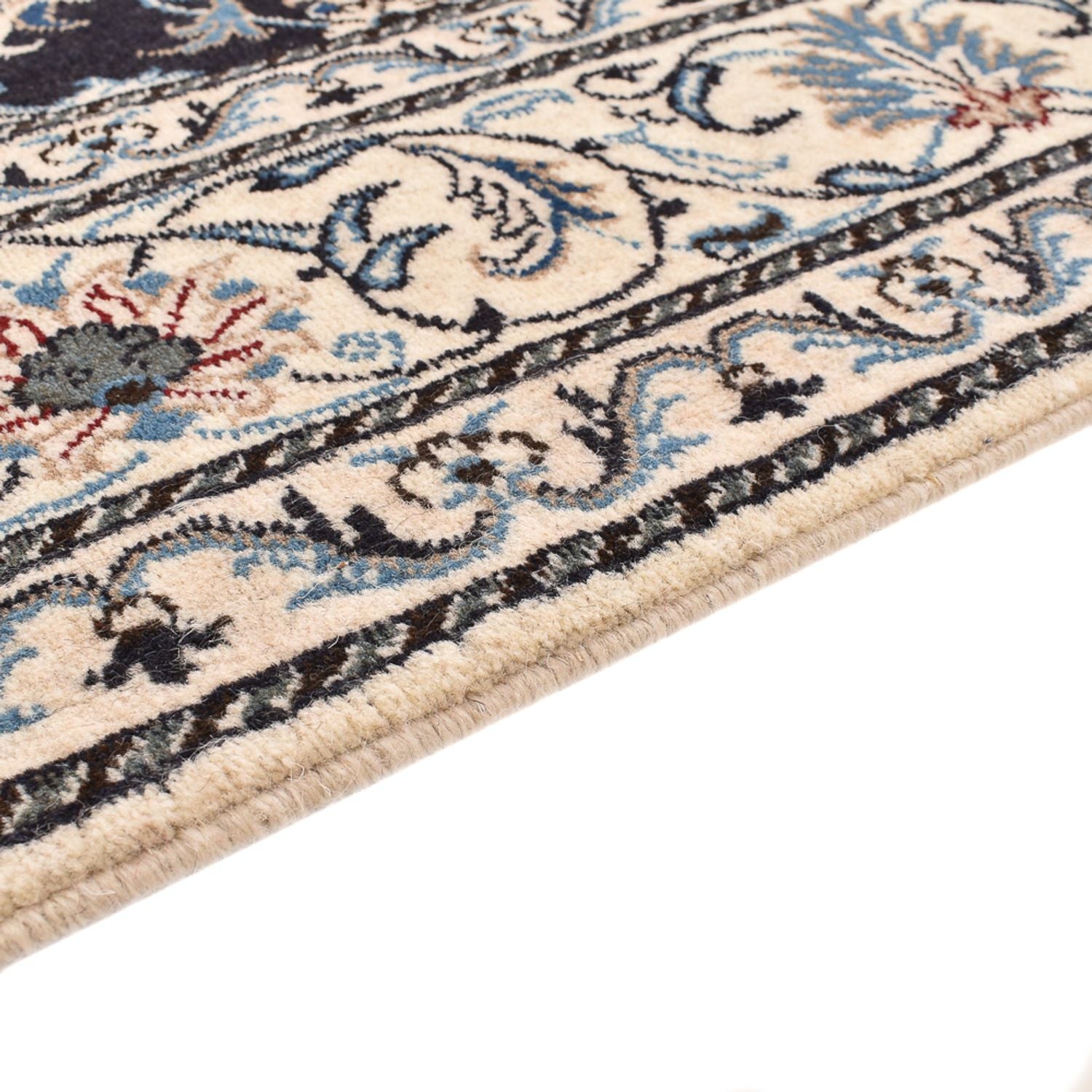 Perserteppich - Nain - 252 x 161 cm - dunkelblau