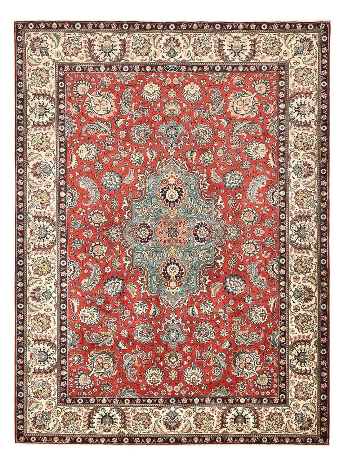 Perserteppich - Täbriz - 347 x 246 cm - hellrot