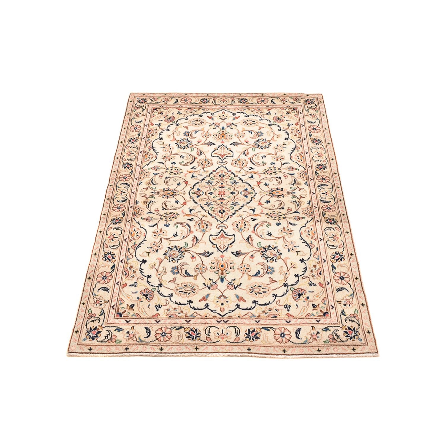 Perserteppich - Keshan - 150 x 98 cm - beige