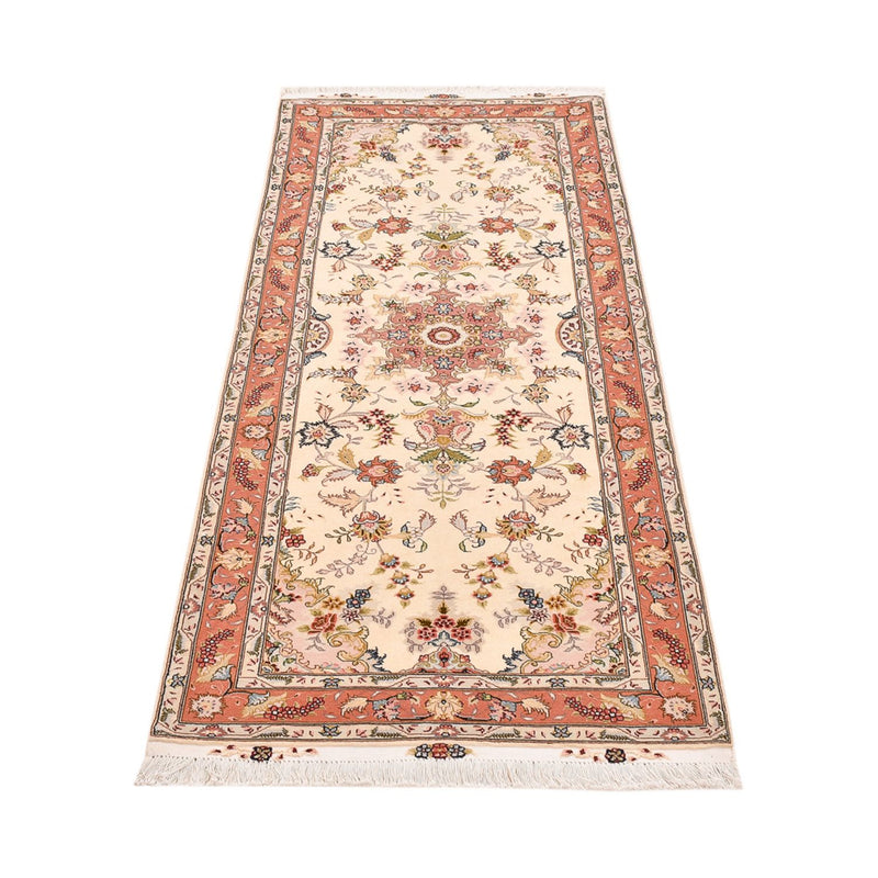 Läufer Perser - Täbriz - Royal - 195 x 80 cm - beige