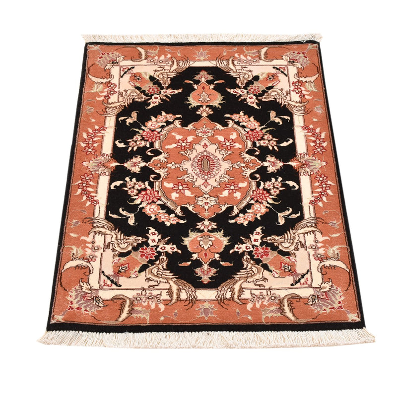 Perserteppich - Täbriz - Royal - 88 x 59 cm - dunkelblau