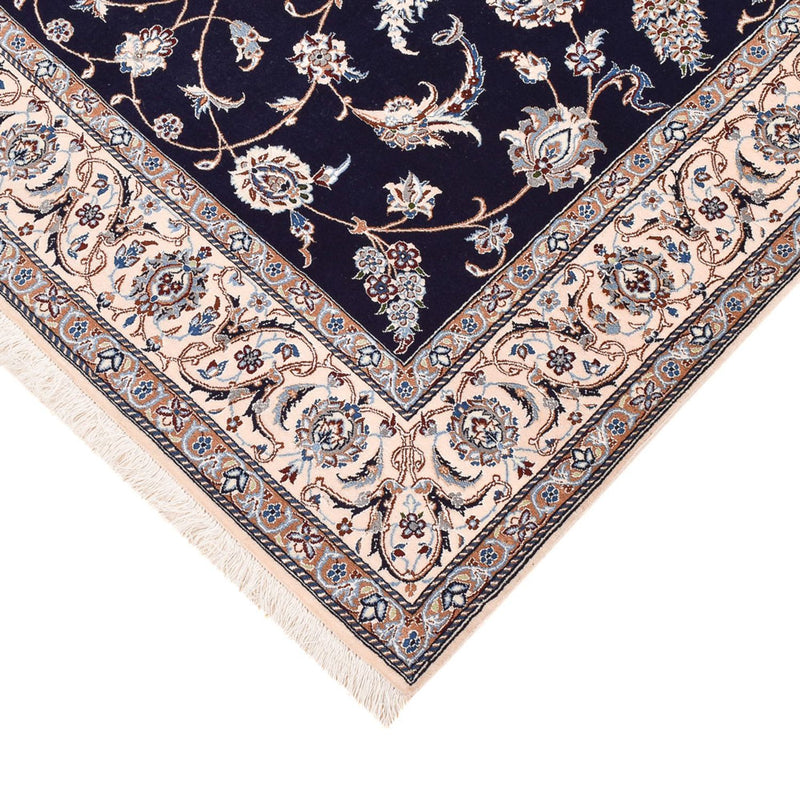 Perserteppich - Nain - Premium - 197 x 130 cm - dunkelblau