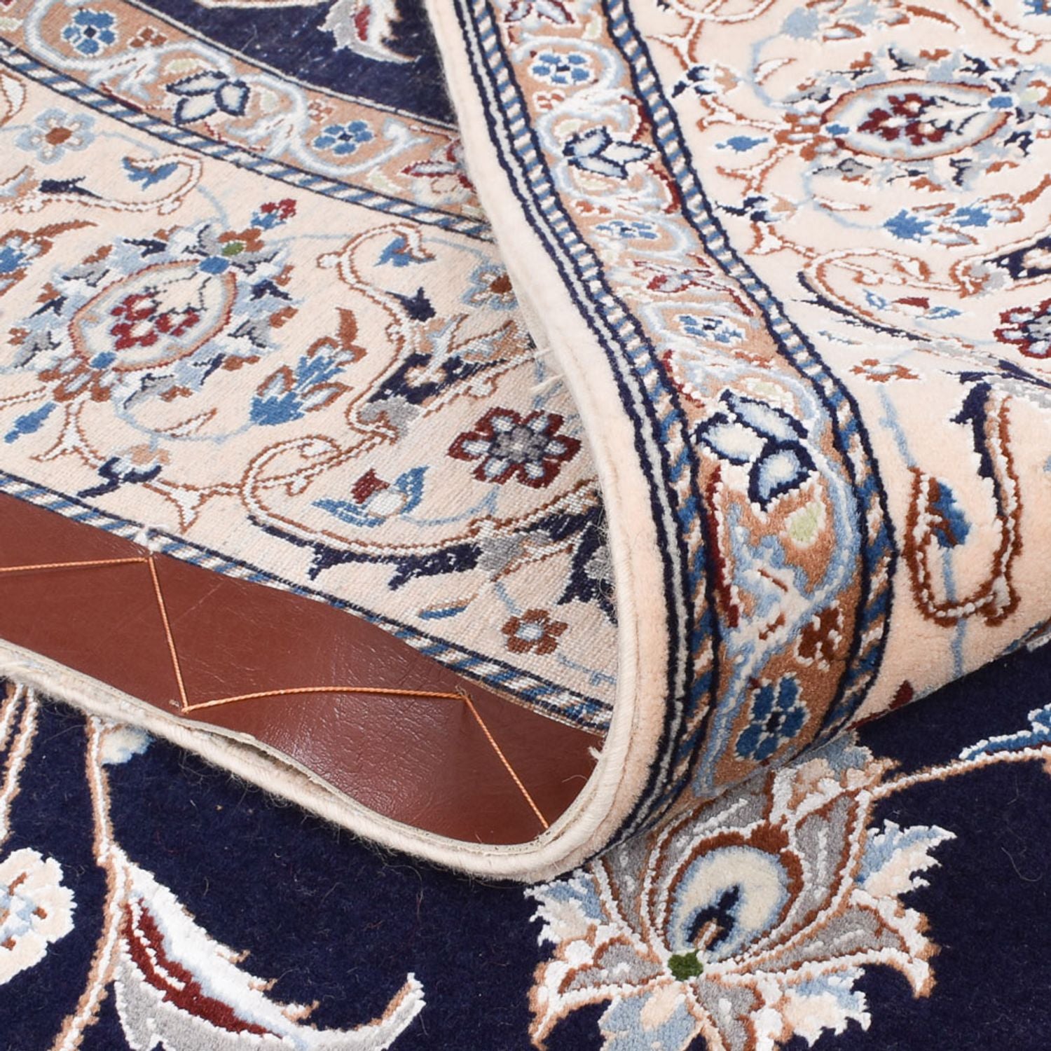 Perserteppich - Nain - Premium - 197 x 130 cm - dunkelblau