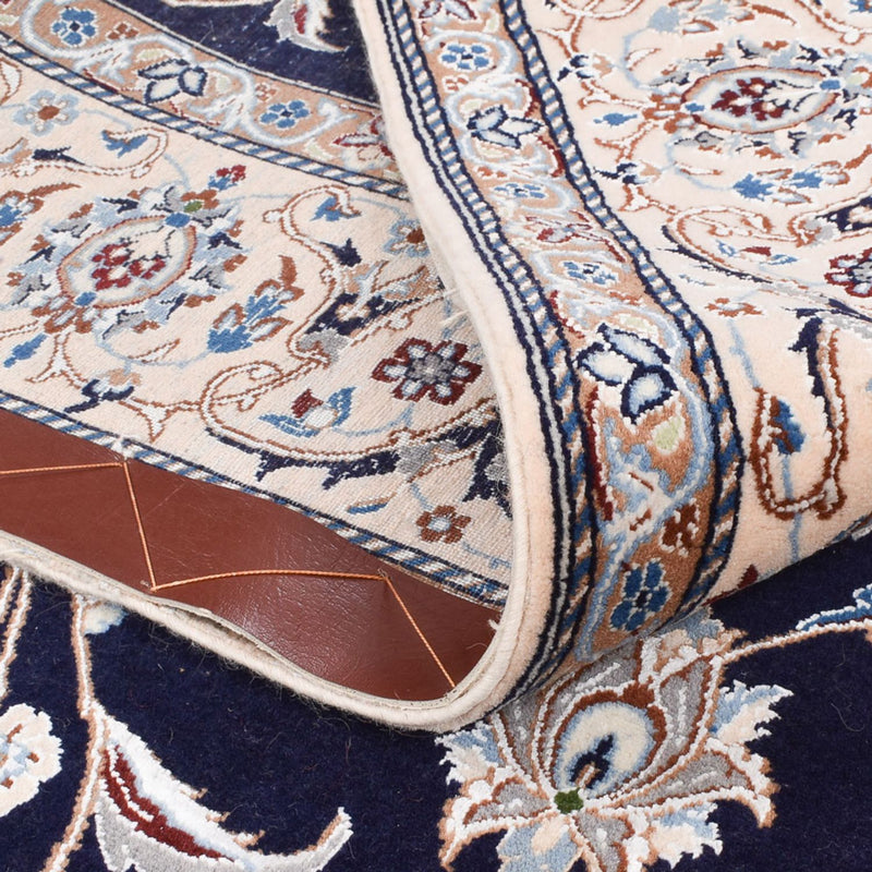 Perserteppich - Nain - Premium - 197 x 130 cm - dunkelblau