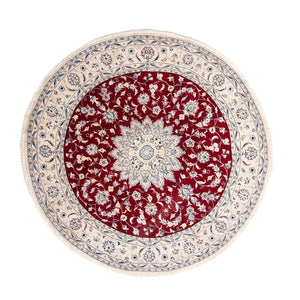 Perserteppich - Nain 253 x 253 cm Teppich Rund