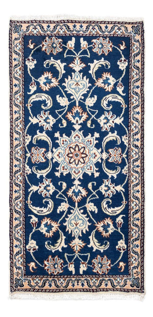 Perserteppich - Nain 134 x 68 cm - blau