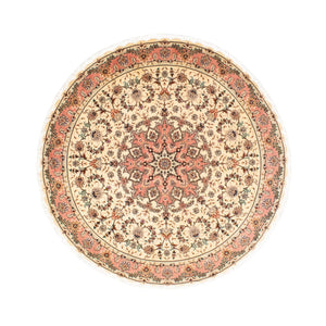 Perserteppich - Täbriz - Royal 150 x 150 cm - beige