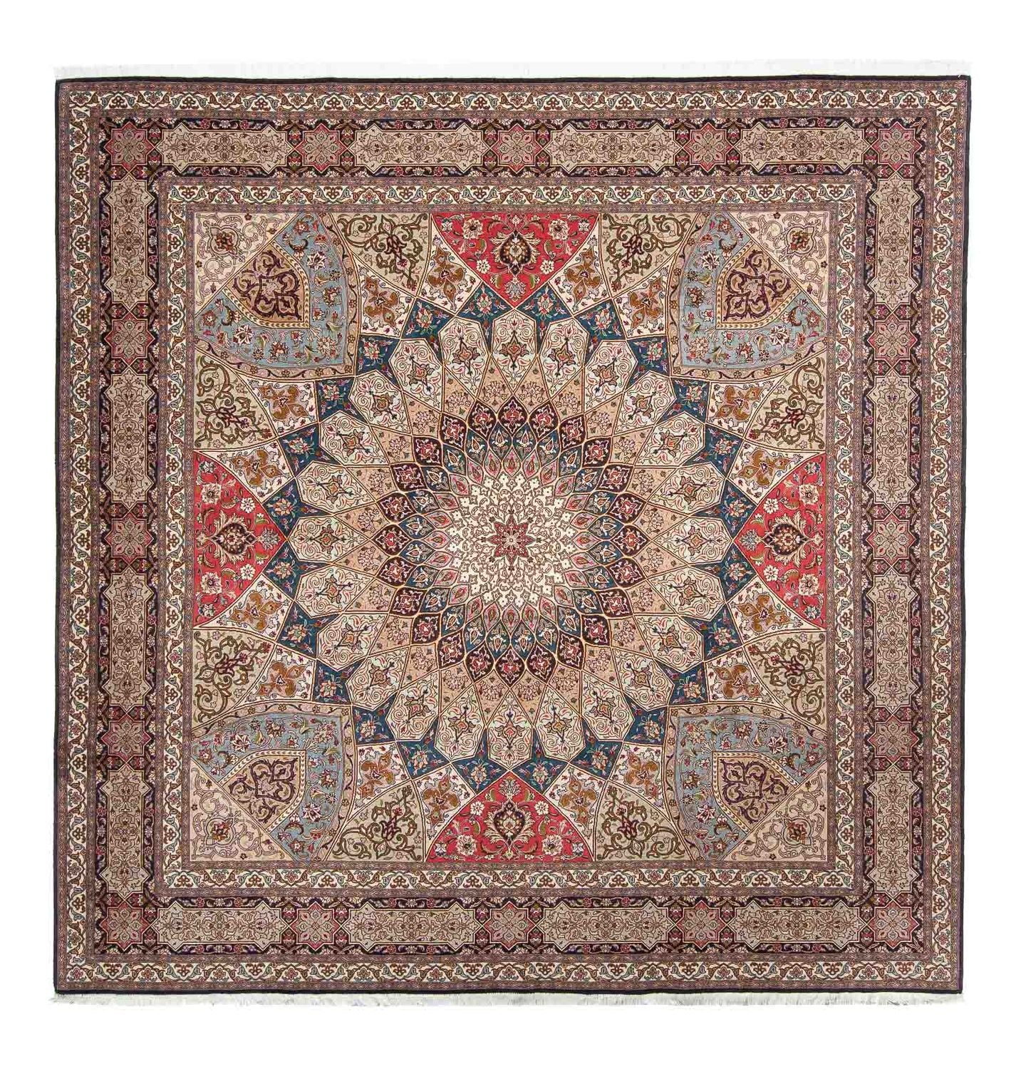 Perserteppich - Täbriz - Royal 253 x 251 cm Quadratischer Teppich