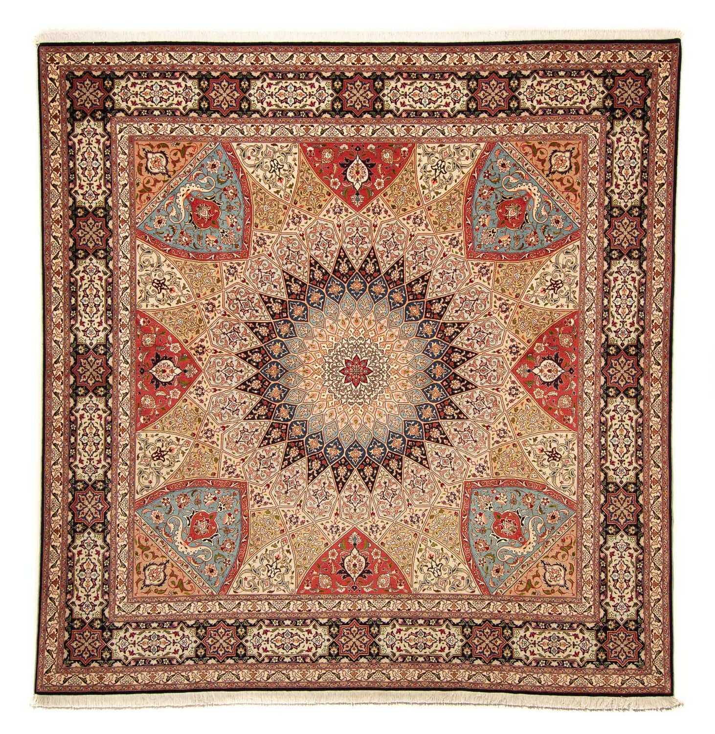 Perserteppich - Täbriz - Royal 254 x 250 cm Quadratischer Teppich