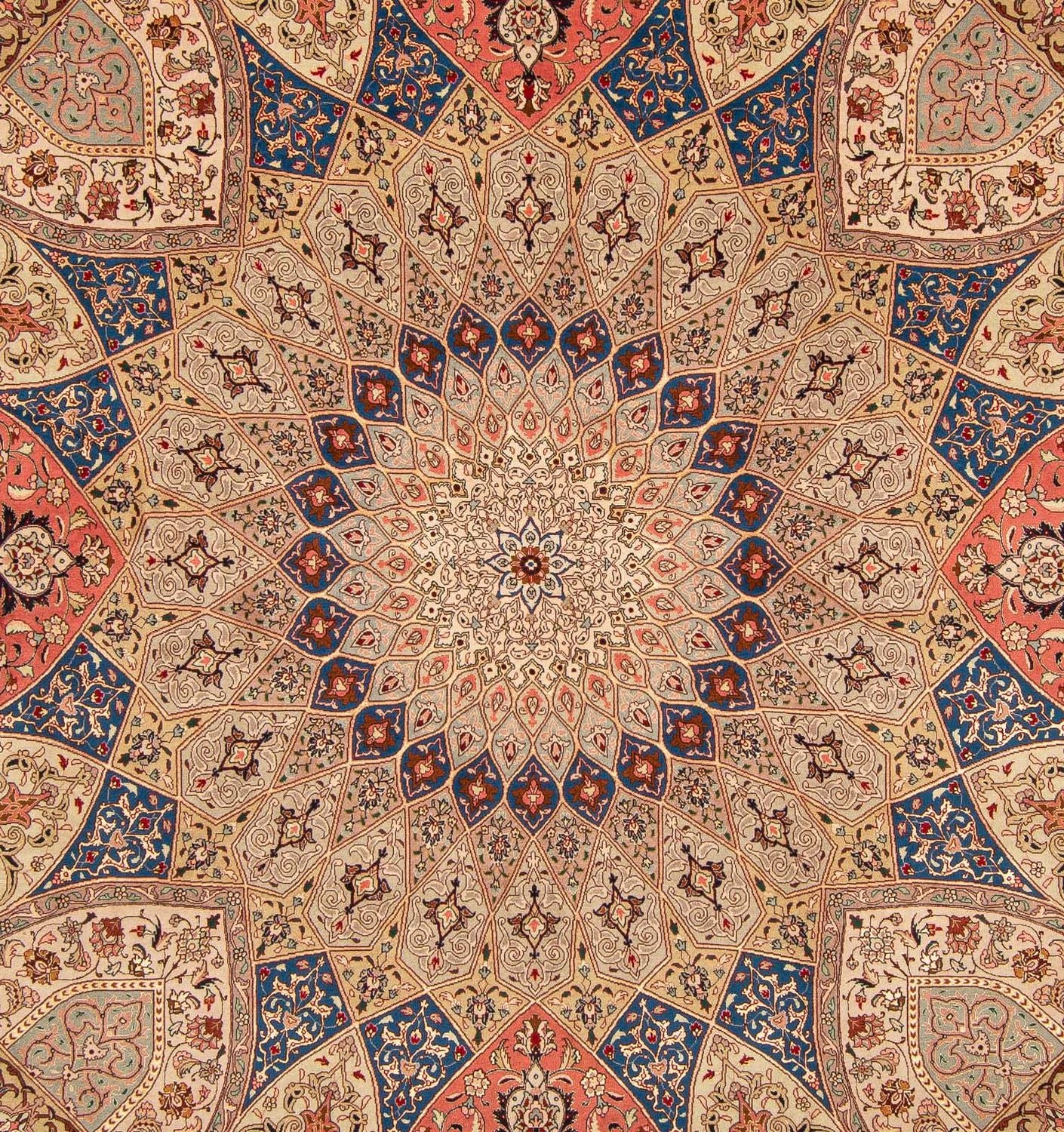 Perserteppich - Täbriz - Royal 256 x 253 cm Teppich Quadratisch