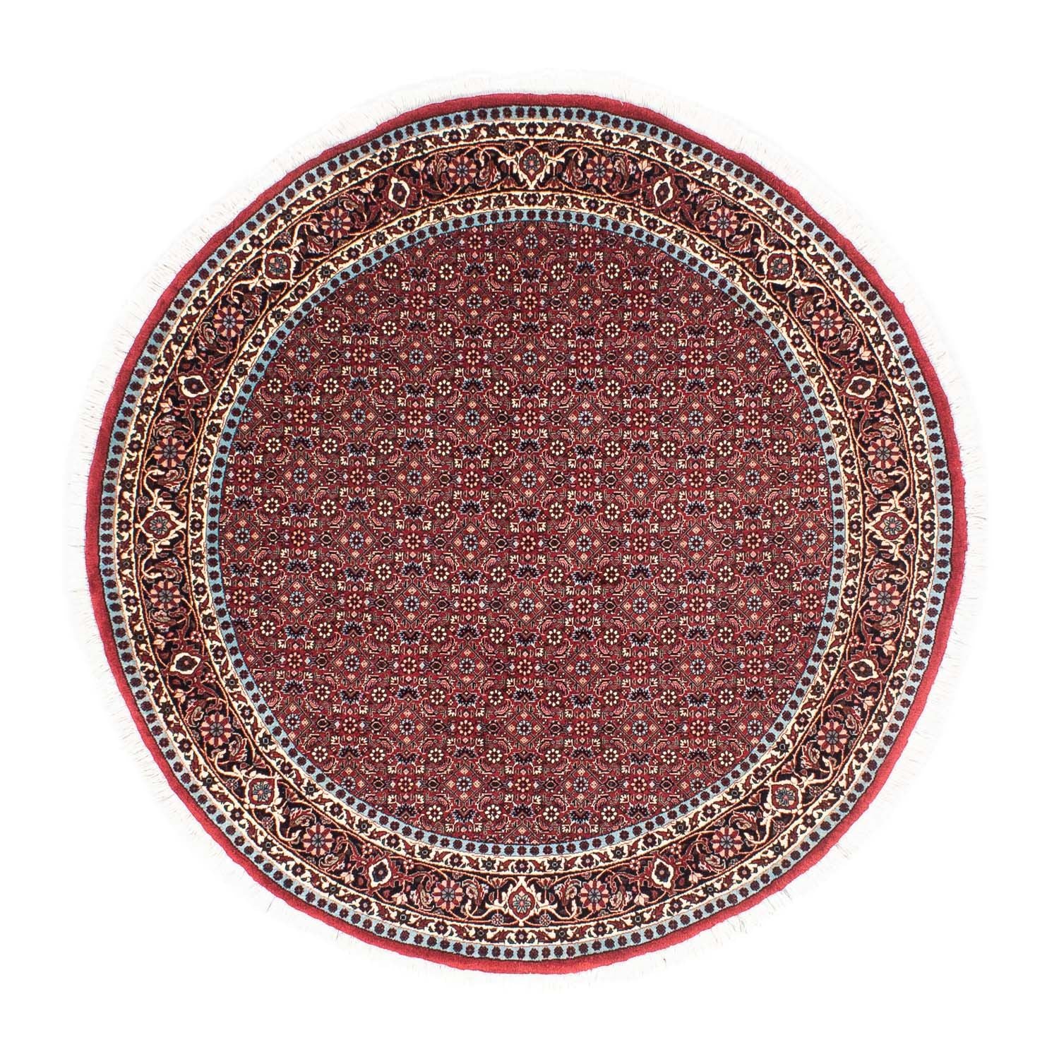 Perserteppich - Bidjar 155 x 155 cm - dunkelrot