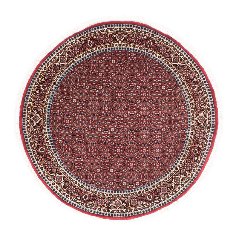 Perserteppich - Bidjar 155 x 155 cm - dunkelrot