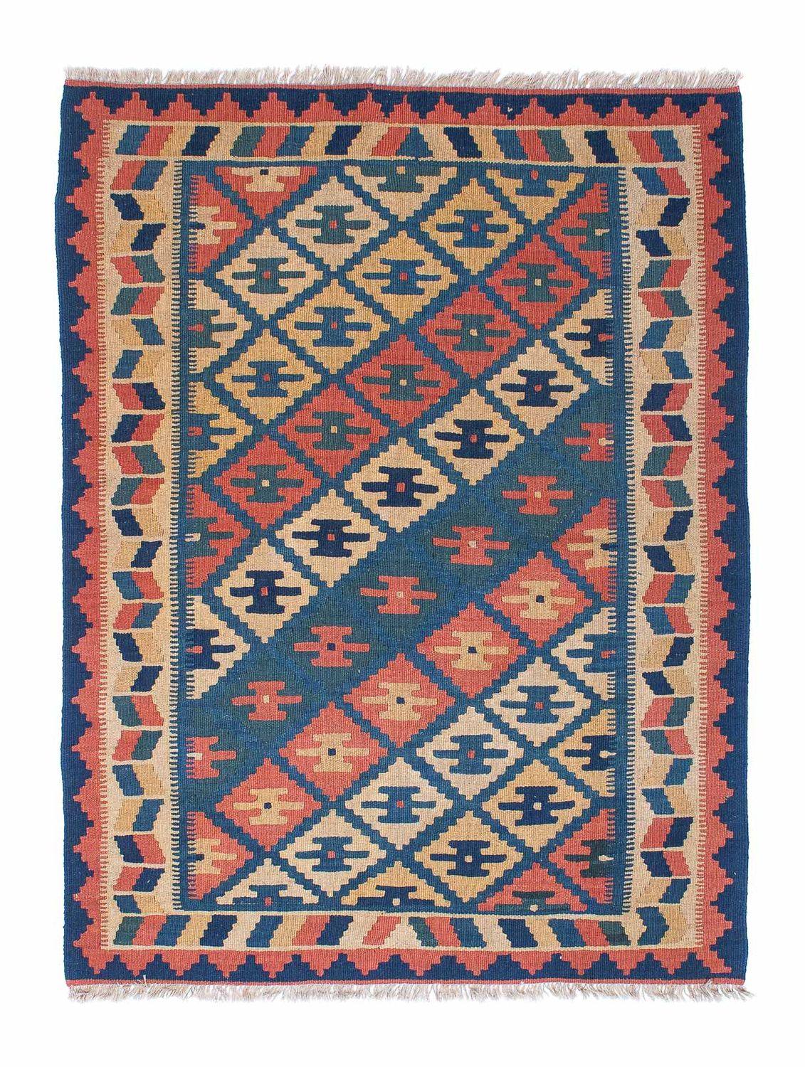 Kelim Teppich - Oriental 170 x 128 cm - mehrfarbig