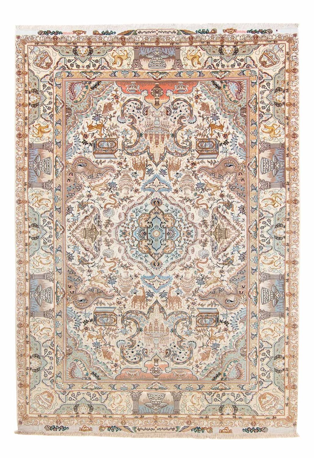 Perserteppich - Täbriz - Premium 306 x 209 cm Wohnzimmer Teppich