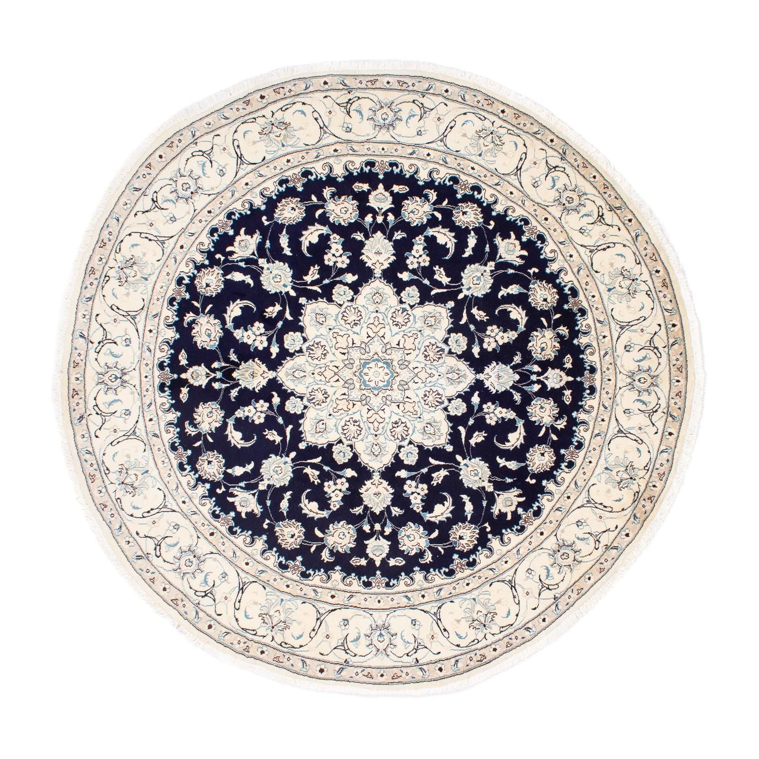 Perserteppich - Nain 243 x 243 cm Teppich Rund